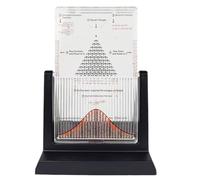 DOJBK Tableau De Galton De Bureau, Modèle D'enseignement De Laboratoire De Physique, 31 X 23 Cm, Démonstrateur De Probabilités, Outil D'expérimentation Efficace des Lois Statistiques
