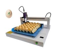 DOJOEUU Imprimante Jet d'encre Automatique pour œufs, Machine de Codage continu, contrôle par Application, Fonctions de comptage, Dispositif d'éjection Automatique(Green)