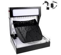 DOJOEUU Machine de Test d'hydrophobie, démonstration des Performances hydrofuges des Films, Appareil à Gouttes d'eau avec Pompe et Capot, lumière LED Blanche, testeur de Films de Protection