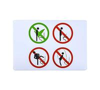 dojune Panneau d'avertissement « Toilet Rules » - Style rétro - 20,3 x 30,5 cm - Décoration murale pour bar, café, garage
