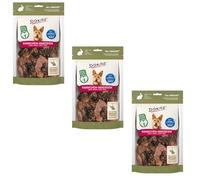 DOKAS Abats de Lapin | Pack de 3 | 3 x 100 g | Snack Naturel pour Chiens | Contient Poumon, Estomac, Foie & Cœur | Snack de Récompense | Également Une Friandise Barf Adaptée