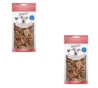 Dokas cœurs de Poulet lyophilisés | Pack Double | 2 x 22 g | Aliment complémentaire pour Chiens | Peut stimuler l'instinct Naturel de Mastication et compléter l'alimentation Quotidienne