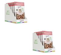 Dokas cœurs de Poulet lyophilisés | Pack Double | 2 x 6 x 15 g | Friandises pour Chats | Grâce à la lyophilisation Douce, 100% des nutriments naturels sont préservés
