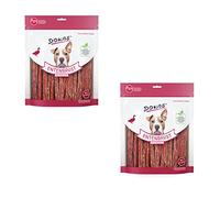 Dokas Dog Canard Brust Friandises pour Chiens, Lot de 2 paquets de 2 x 500 g