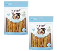Dokas Dog Poitrine DE Poulet en lamelles pour Chiens - Paquet Double - 2 x 250 g
