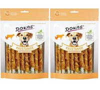 Dokas Lot de 2 bâtons à mâcher pour chien sans céréales
