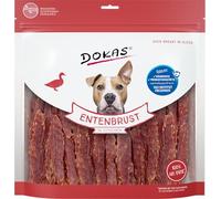 Dokas Lot de 4 collations sans céréales de qualité supérieure pour Chien - en Filet de Poitrine de Canard, 900 g