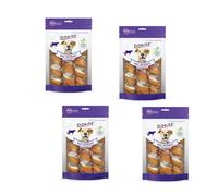 Dokas Lot de 4 Friandises Spirales à Mâcher pour Chien avec Poitrine de Poulet - 4 x 110 g