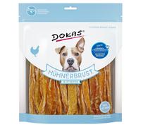 Dokas Dog POITRINE DE POULET en lamelles | 500 g | Aliment complémentaire pour chiens | Poitrine de poulet séchée en lamelles | Convient à tous les chiens, de toutes tailles et races