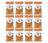 Dokas Poitrine de Poulet séchée | 12 x 70 g | Aliment complémentaire pour Chiens | Poitrine de Poulet entière en Fines tranches, séchée à l'air et pauvre en matières Grasses | Snack Savoureux