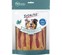 DOKAS Snack de qualité supérieure sans céréales avec Poitrine de Poulet pour Chiens - Idéal pour Les dîners