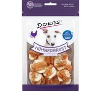 Dokas Snack Premium sans céréales avec Poulet pour Chien, Banane 8 x 70 g