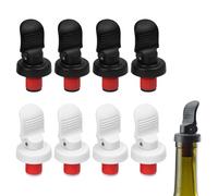 Dokeno 10 PCS Bouchon, Bouchon de Bouteille avec Levier, Étanche Bouchons de Vin Réutilisables, Universels Bouchon de Bouteille de Vin pour Champagne Les Boissons au Vin et à la Bière