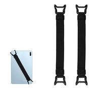 Dokeno 2 Pcs Dragonnes pour Tablette, Dragonne de Sécurité Universel Sangle de Tablette, Sangle de Maintien Polyvalente Haute Élastique Dragonne Support pour Tablettes et E-Readers 7-11 Pouces, Noir