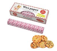 Dokeno 50 Feuilles Papier Emballage Alimentaire, Emballage de Papier Ciré Imperméable Papier D'emballage Frites Papier Paraffiné pour Sandwich Pain Gâteau Burger