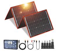 DOKIO 150W Kit Panneau solaire pliable portable monocristallin avec 2 ports USB Pour Plein air