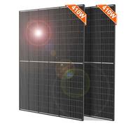 DOKIO 2PC Panneau Solaire 400W Monocristallin 800W Haute efficacité de conversion Robuste
