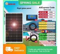Dokio-Contrôleur de panneau solaire rigide étanche pour la charge domestique, batterie de voiture monocBN alline, 18V, 100Wset, 200Wset, 400Wset, 12V, nouveau 200w set