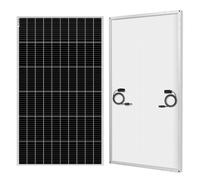 DOKIO Panneau solaire monocristallin 200W 18V pour batteries 12V | Idéal pour camping-car, camping, abri de jardin