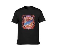 Dokken Back for The Attack Tour Men Cotton T-Shirt Print Tee Shirts Black 3XL