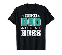 Doko Dad Like a Boss Jeu de Cartes Hobby T-Shirt