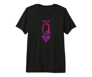 Doko Queen Doppelkopf Jeu de Cartes T-Shirt Haut de Gamme