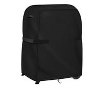 Dokon Housse Barbecue Exterieur Imperméable Housse de Protection Barbecue, Grill avec Sangles Réglables, Résistant au Vent, Anti-UV Tissu Oxford 420D Bache Plancha Exterieur (76x66x109cm) - Noir