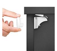 Dokon Sécurité Bébé Placard Bloque Porte (20 serrures + 3 Clés), Sécurité Enfant Tiroir Armoires Verrous Magnétique Cabinet de sécurité + Vidéo d'instruction