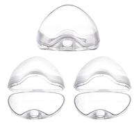 Dokpav 3PCS Boîte à Tétine Bébé, Boîte à Sucette Sans BPA, Non Toxique Transparent Portable Boîte de Tétine, Boîte de Rangement pour Tétine Bébé, Tétines Sucettes Boîtes à Poussière Portables
