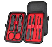 Dokpav Coupe-ongles Set 7 en 1 Kit de manucure pédicure Trousse de manucure Outils professionnels Pedicure Set pour hommes et femmes