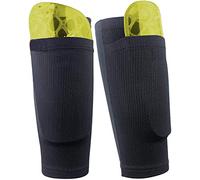 Dokpav Football Protège-Tibia Chaussettes, Manches Double Couche Protège-Tibias Respirant pour Enfant Adolescent Adulte - Football Jeux débutant ou Elite athlétisme-Pas de Protège-Tibia en Plastique