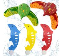 DOKRIN Anneaux et jouets de plongée,Glider sous-Marin, Jouets de Piscine, Jouets de plongée,il Suffit d'appuyer sur celui-ci sous la Surface l'eau et il se déplace comme Un Petit Poisson(5 pièces)