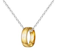 DOKRIN Colliers pour femme 1 collier pendentif, anneau de pouvoir gadget unique, cadeau en or jeu de rôle fantastique magique créatif