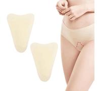 DOKRIN Coussinets, 2 pièces d'autocollants de protection privée invisibles pour sous-vêtements de natation bikini patchs privés en silicone anti-exposition auto-adhésifs
