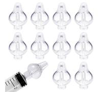 DOKRIN Mouche-bébé Olives nasales souples, lot de 10, olives en silicone réutilisables, accessoires de remplacement pour seringues nasales