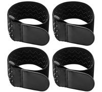 DOKRIN Sécurité de la salle de bain Ensemble de 4 bouchons de robinet sécurisés pour enfants, avec élastique et bande antidérapante. Accessoires pour robinetterie de cuisine et de salle de bain