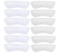 DOKRIN Six paires de coussinets de talon en silicone, des protège-talons auto-adhésifs et des coussinets antidérapants pour pantoufles à talons hauts afin d'améliorer le confort.