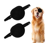DOKRIN Soins des yeux pour chiens,Cache-œil pour chien, utilisé pour les lésions oculaires postopératoires, souple et ajustable pour couvrir les yeux du chien