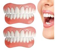 DOKRIN Strips pour blanchiment des dents，Deux boîtes de facettes dentaires blanchissantes, sûres et confortables, adaptées aux dents du haut et du bas, pour hommes et femmes, pour un sourire parfait