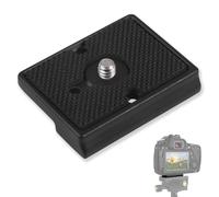 DOKRIN Supports et fixatons d'appareils photo pour trépieds et monopods,Une plaque de montage pour trépied 200PL noire, compatible avec Manfrotto 200PL-14, appareils photo reflex, etc.