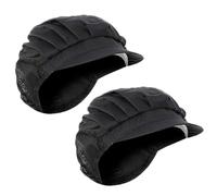 DOKRIN Toques de cuisinier,Toque de chef élastique (2 pièces), toque de chef respirante, toque de chef élastique réglable avec visière