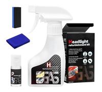 Doksvp Renovateur Phare Voiture, Polissage Kit Renovation Phare Voiture, Kit de Restauration de Phares pour Auto et Moto