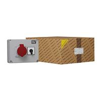 Doktorvolt® 6091 Prise murale WDD avec mennekes 1 x 16 A 5 P 400 V 16 A L-0-P Distributeur mural
