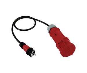 Doktorvolt Adaptateur 1 m 230 V Prise mâle vers Courant Fort 32 A 230 V 5P