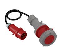 Doktorvolt Adaptateur CEE 32 A 400 V 5P mâle vers 63 A 400 V 5P coupleur