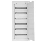 Doktorvolt Boîte de distribution - Boîte à fusibles - En métal - Armoire de distribution encastrée - Distributeur d'énergie - Distributeur de chantier - 108 modules - 6 rangées - IP30 1628