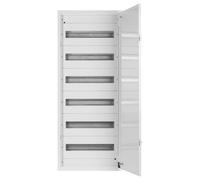 Doktorvolt Boîtier de distribution en métal Boîtier de fusibles Encastré Distributeur de courant Distributeur de courant de construction 108 modules 6 rangées IP30 1512