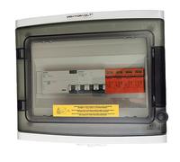 Doktorvolt Coffrets de Protection Installation Photovoltaïque AC Siemens fusible 3P B10A Disjoncteur Différentiel 25A 300mA Protection contre les Surtensions T2 Electricité pour PV 1000V IP65