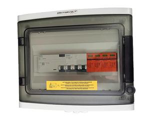 Doktorvolt Coffrets de Protection Installation Photovoltaïque AC Siemens fusible 3P B10A Disjoncteur Différentiel 25A 300mA Protection contre les Surtensions T2 Electricité pour PV 1000V IP65