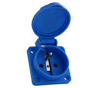 Doktorvolt Prise encastrée 230 V 16 A IP54 - Système français Doktorvolt 9955 bleu